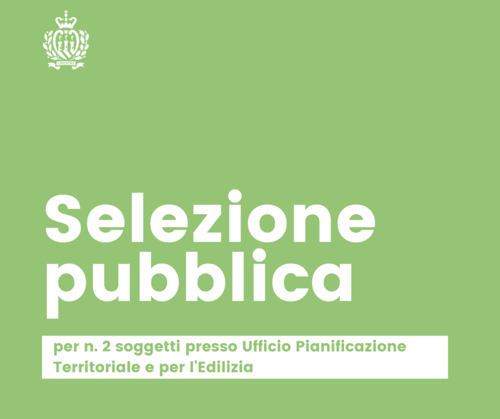 Selezione pubblica